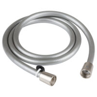 Dura Faucet 60 Inch Shower Head Hose, Silver Vinyl with Connector