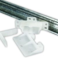 JR Products 22" Roller Drawer Slide, Universal, White