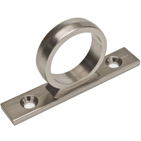 Dura Faucet Shower Hose Guide Ring, Silver, Satin Nickel Plated