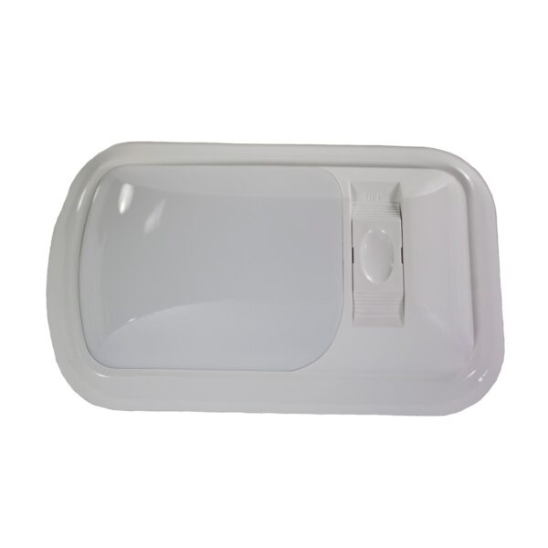 Arcon Euro-Style Dome Light, 8 x 4.75 Inch, White, Incandescent