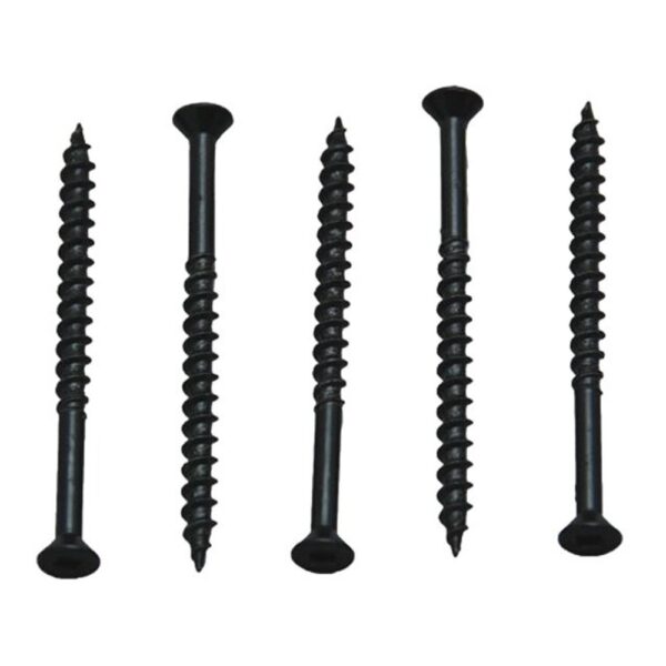 AP Products Wood Screw Number 8, 3 Inch, Square Recess Flat Head, Pack of 100