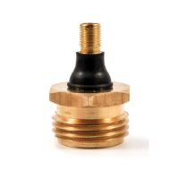 Camco Brass Water System Blow-Out Plug with Schrader Connection