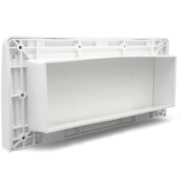 B&B Molders Wall Vent, 4 x 10-3/4 inches, Polar White