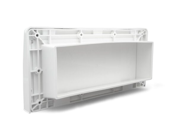 B&B Molders Wall Vent, 4 x 10-3/4 inches, Polar White