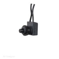 RV Designer Roof Vent Switch, 125 Volt AC, Momentary, Black