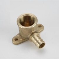 Elkhart Supply 1/2 Inch Hose Barb to Female Thread Adapter, Gold