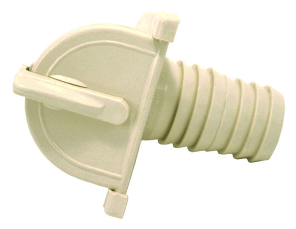 Valterra Fresh Water Gravity Inlet, Ivory, Surface Mount
