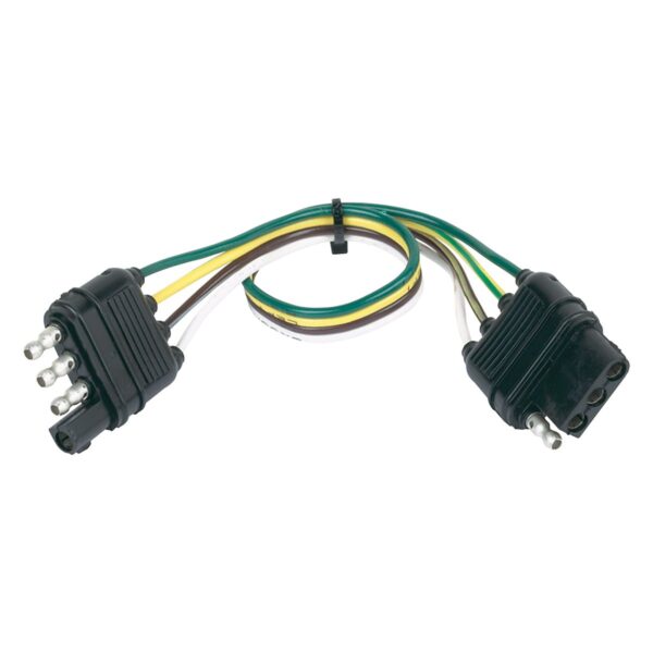 Husky Towing 4-Flat Trailer Connector, Reversible, Black