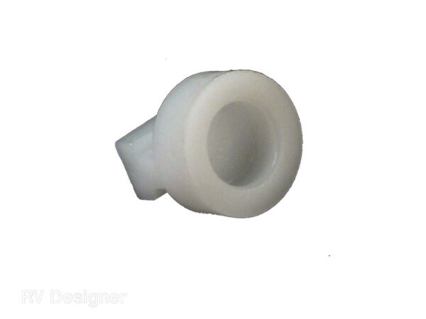 RV Designer Internal Snap Curtain Carriers, Plastic, White, Set of 14