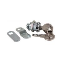 JR Products Compartment Lock Cylinder, 5/8 in, Chrome