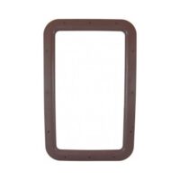 Valterra Interior Entry Door Window Frame, Brown, 24-3/4 Inch x 15-3/4 Inch