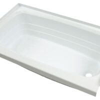 Lippert 46 x 24 Bathtub, White, Right Drain