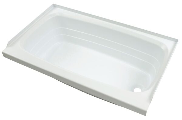 Lippert 46 x 24 Bathtub, White, Right Drain