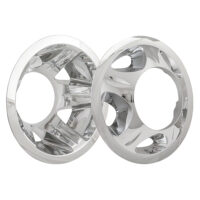 Coast To Coast 17-Inch 8-Lug Wheel Simulator, Chrome Plated, ABS, Set of 4
