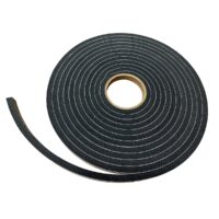 AP Products Door and Window Channel Seal, Black, 25 Feet, Adhesive-backed