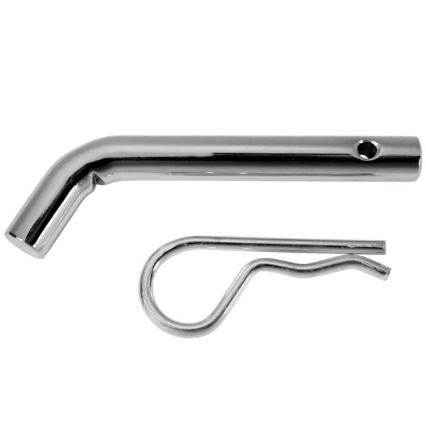 Trimax 1-1/4 Inch Trailer Hitch Pin, 1/2 Inch Bent, Silver