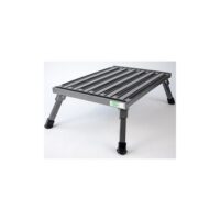 Safety Step Step Stool, 24" x 16" x 8", 1000 lb Capacity, Gray