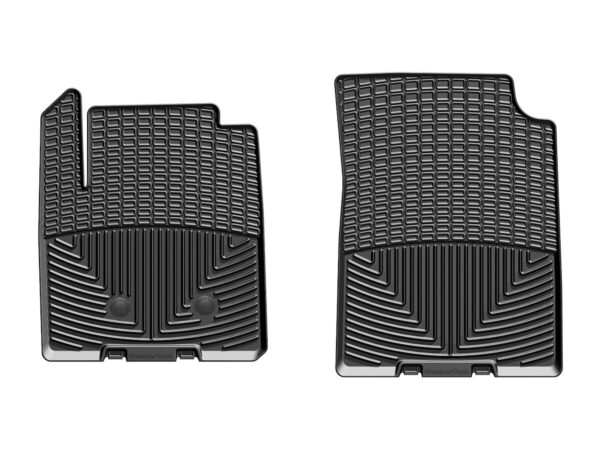 WeatherTech All-Weather Floor Mat, Direct-Fit, Black, 2 Pieces