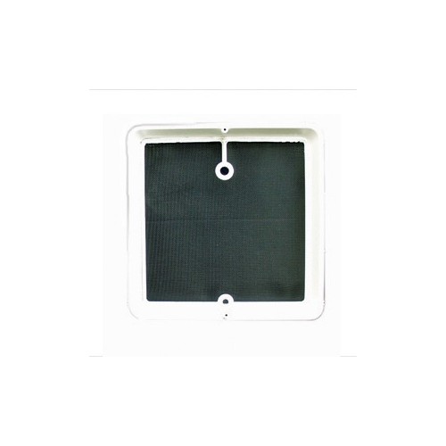 Heng's Roof Vent Screen Frame 14 by 14 Inch White with Screen