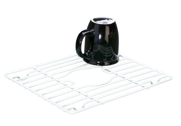 AP Products RV Sink Protector Mat, 12.63 x 10.25 inch, Steel with Drain Hole