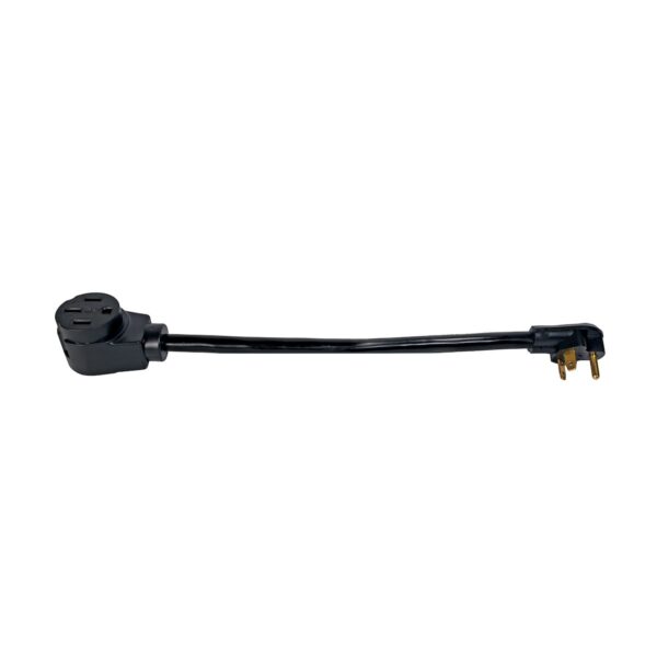 Arcon RV Power Cord Adapter, 30A to 50A, 18-Inch, Black