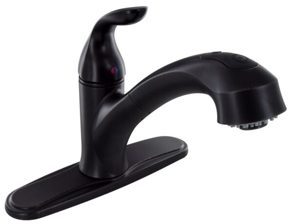 Phoenix Products Pull-Out Kitchen Faucet, 8 Inch, Oil Rubbed Bronze