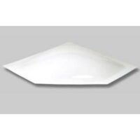 Specialty Recreation, Neo Angle Skylight, White dome, 27 x 14.5 in flange, 4 Inch in dome height