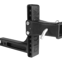 Blue Ox Hitch Receiver Tube Adapter, 2.5 Inch, Black