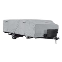 Classic Accessories Receiver Hitch Pop-Up Camper Cover, 10 To 12 Feet, Gray