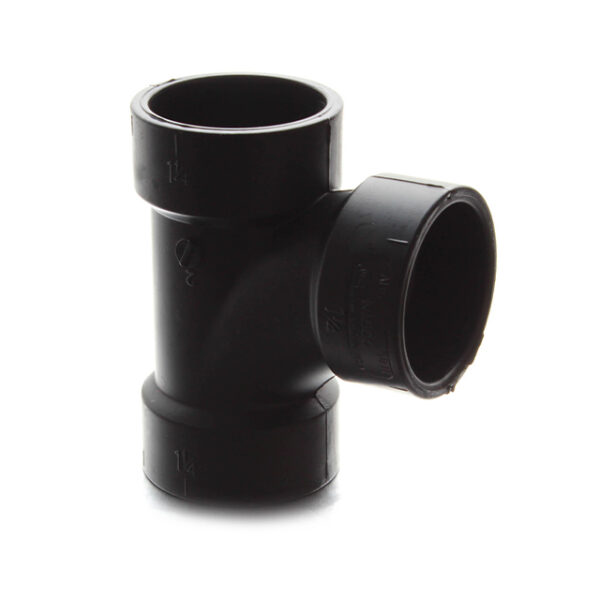 LaSalle Bristol ABS Tee Fitting, 1-1/4 Inch, Black