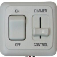 Valterra LED Dimmer Switch, White, 12V