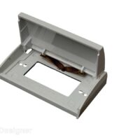 RV Designer GFCI Weatherproof Receptacle Cover, White