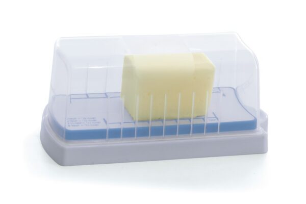 Progressive Prepworks Butter Keeper Container, White with Clear Lid