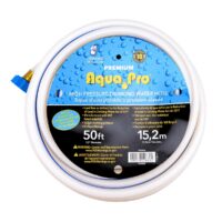 Aqua Pro 50 Foot Fresh Water Hose, 1/2 Inch ID, 120 PSI, White