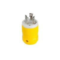Marinco 30 Amp L5-30P Generator Cord Plug End, Yellow