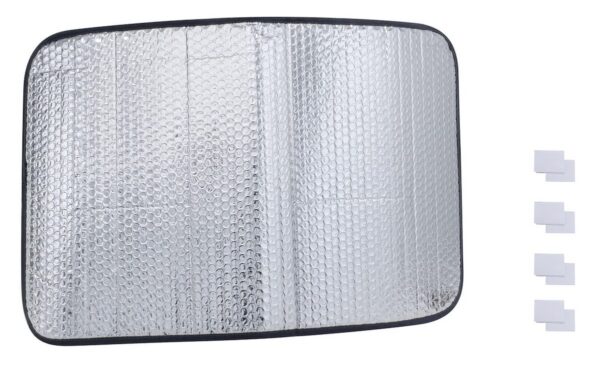 Valterra RV Door Window Sun Shade, 25-1/4" x 16-1/4", Reversible Silver