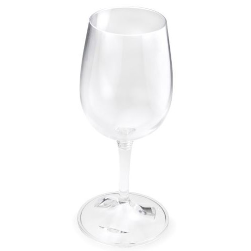 GSI Outdoors Glacier Nesting Wine Glass, 9.2 oz, Clear