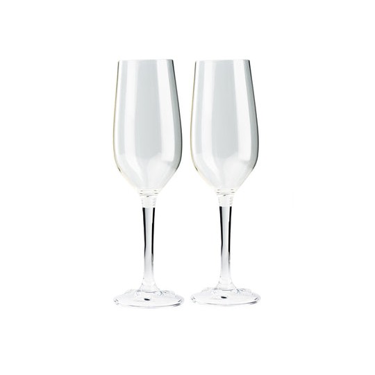 GSI Outdoors Glacier Nesting Champagne Flutes, 6 oz, 2-Pack
