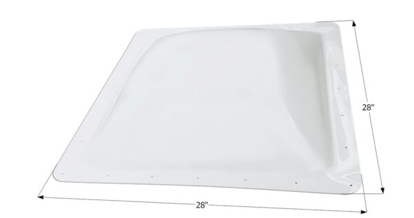 Icon 24 x 24 Square Skylight Dome, Clear, 5-Inch