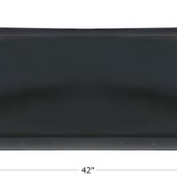 Icon 38 x 26 Rectangular Skylight Dome, Smoke