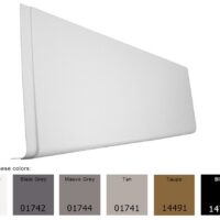 Icon J-Wrap Panel Skirting, Black, 52 x 17 Inches, Glendale Titanium