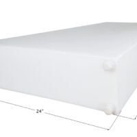 Icon 38 Gallon Fresh Water Tank, 55 x 24 x 7 Inches