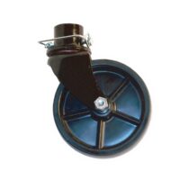 Ultra-Fab Trailer Tongue Jack Caster, 6 Inch, Plastic Wheel