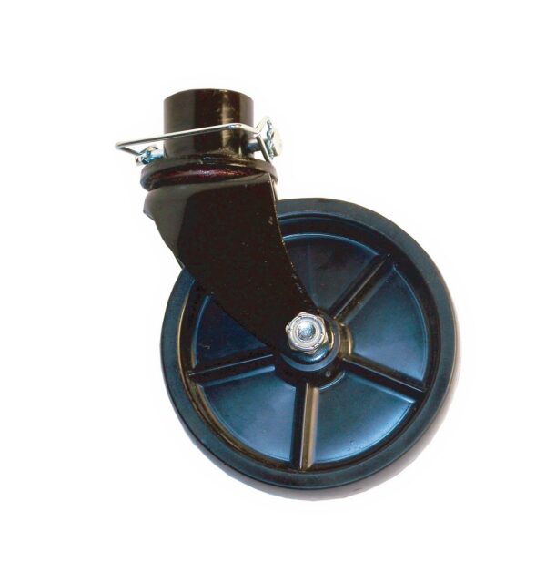 Ultra-Fab Trailer Tongue Jack Caster, 6 Inch, Plastic Wheel