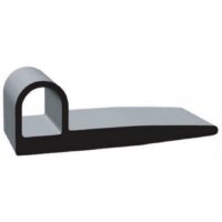 Clean Seal P-Seal Door and Window Channel Seal, 50 Feet, Black