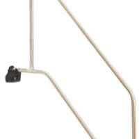 Stromberg Carlson Stainless Steel Entry Step Hand Rail, 45 Inch, Silver