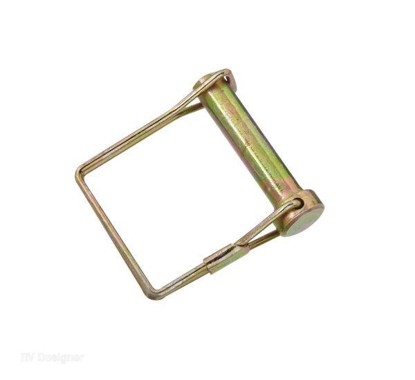 RV Designer Coupler Safety Pin, 3/8 x 1-1/2 Inch, Gold