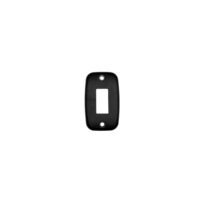 RV Designer Switch Faceplate, Black