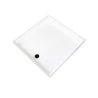 Specialty Recreation Square Shower Pan, 24 x 24 Inch, White