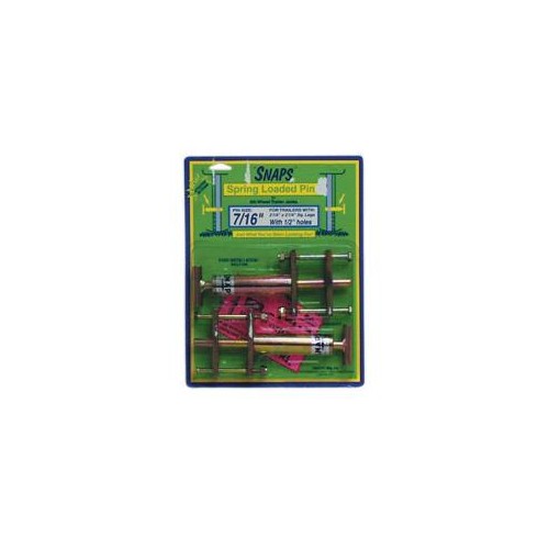 Barker Spring-Loaded Landing Gear Pull Pin, 7/16 Inch, Set of 2
